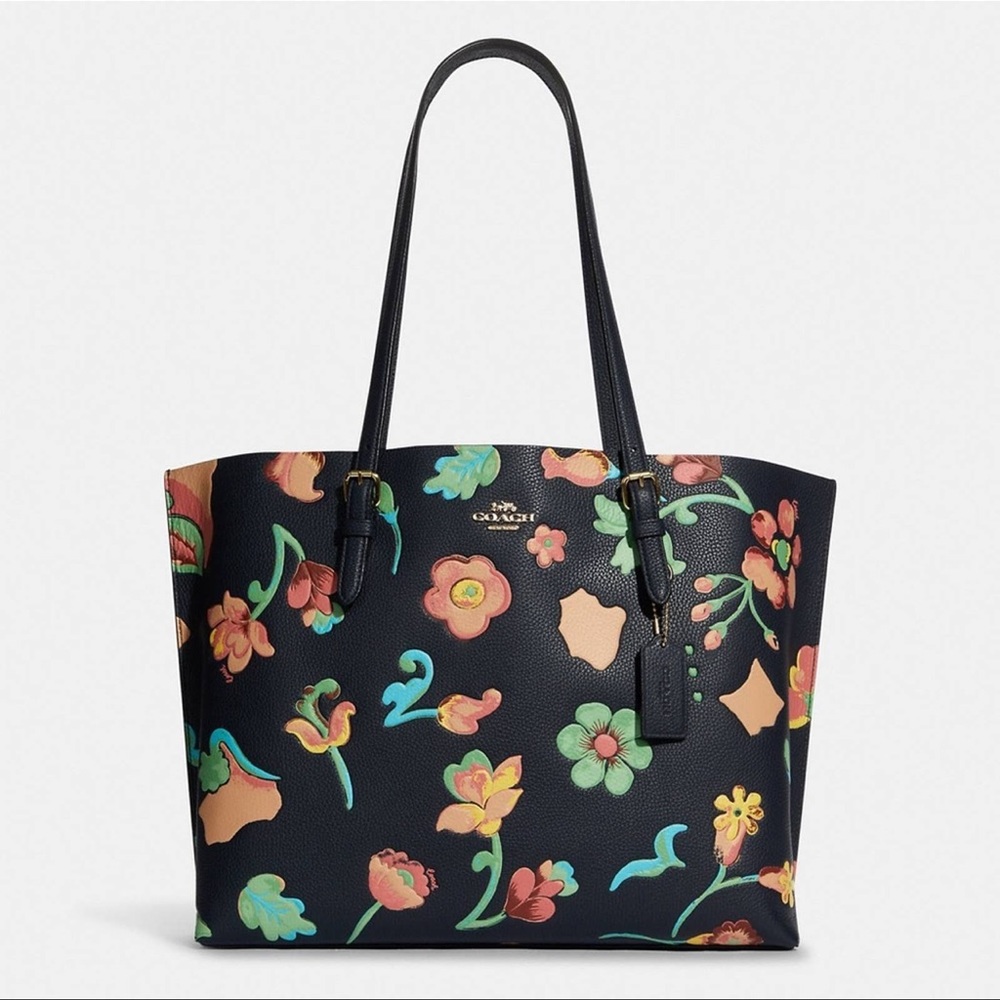 COACH MOLLIE TOTE DREAMY LAND FLORAL PRINT